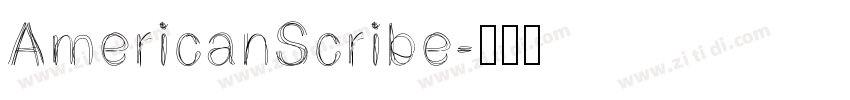 AmericanScribe字体转换