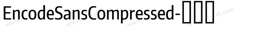 EncodeSansCompressed字体转换