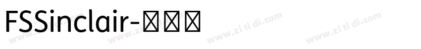 FSSinclair字体转换