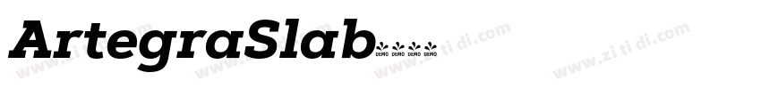 ArtegraSlab字体转换