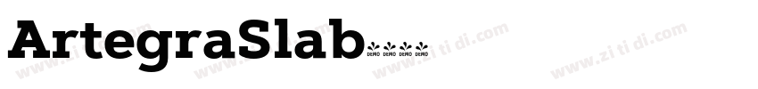 ArtegraSlab字体转换