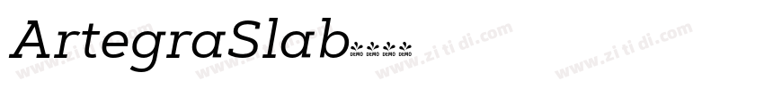ArtegraSlab字体转换