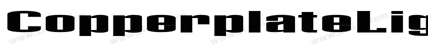 CopperplateLightSCap字体转换