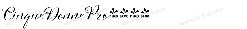 CinqueDonnePro字体转换