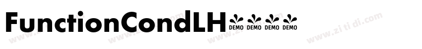 FunctionCondLH字体转换 FunctionCondLH字体转换