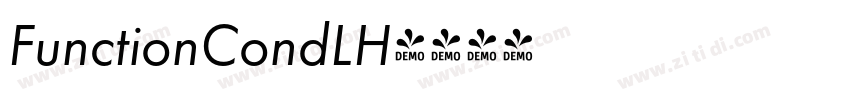 FunctionCondLH字体转换 FunctionCondLH字体转换