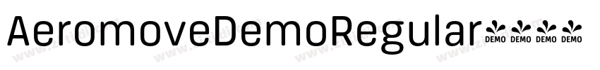 AeromoveDemoRegular字体转换