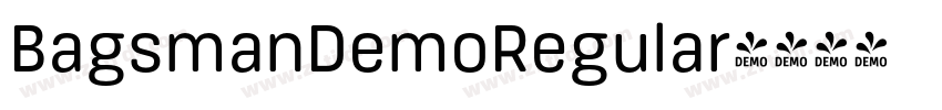 BagsmanDemoRegular字体转换 BagsmanDemoRegular字体转换