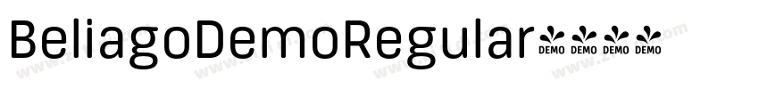 BeliagoDemoRegular字体转换