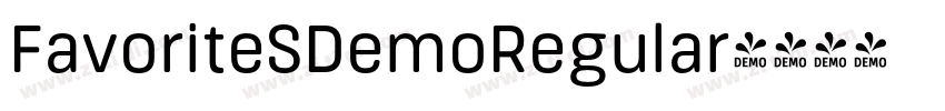 FavoriteSDemoRegular字体转换