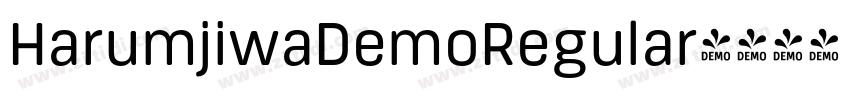 HarumjiwaDemoRegular字体转换 HarumjiwaDemoRegular字体转换