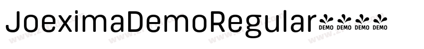 JoeximaDemoRegular字体转换 JoeximaDemoRegular字体转换