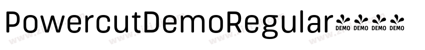 PowercutDemoRegular字体转换 PowercutDemoRegular字体转换