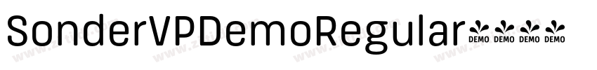 SonderVPDemoRegular字体转换 SonderVPDemoRegular字体转换
