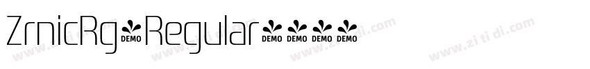 ZrnicRg-Regular字体转换 ZrnicRg-Regular字体转换