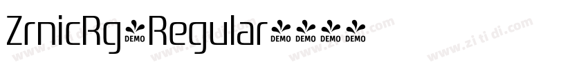 ZrnicRg-Regular字体转换 ZrnicRg-Regular字体转换