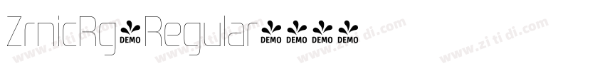 ZrnicRg-Regular字体转换 ZrnicRg-Regular字体转换