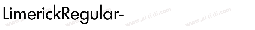 LimerickRegular字体转换