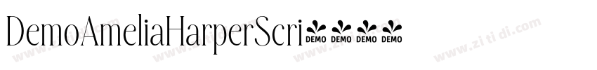 DemoAmeliaHarperScri字体转换