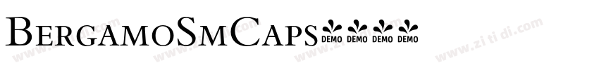 BergamoSmCaps字体转换