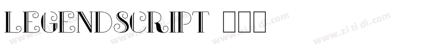 LegendScript字体转换 LegendScript字体转换