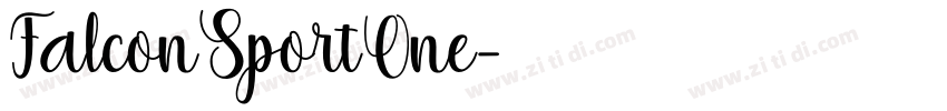 FalconSportOne字体转换