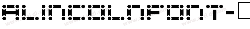 ALincolnFont字体转换