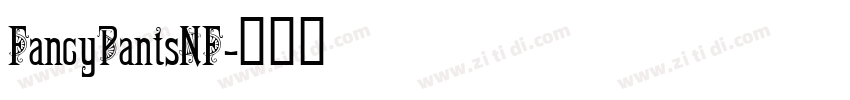 FancyPantsNF字体转换