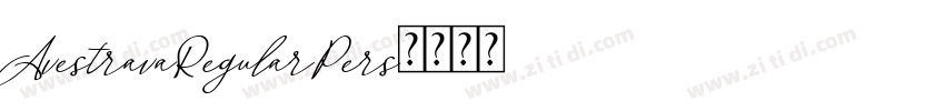 AvestravaRegularPers字体转换