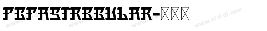 FCFastRegular字体转换