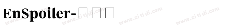 EnSpoiler字体转换