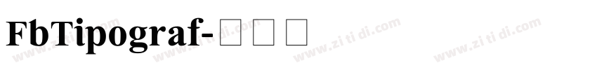 FbTipograf字体转换