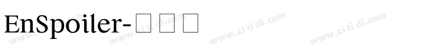 EnSpoiler字体转换