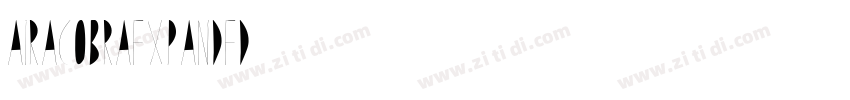 Airacobraexpanded字体转换