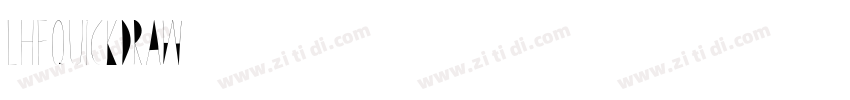 LHFQuickDraw字体转换
