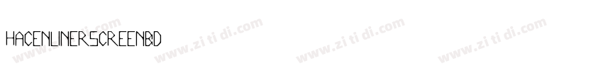 HacenLinerScreenBd字体转换 HacenLinerScreenBd字体转换