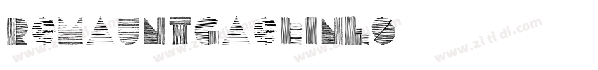 RomauntGaolines字体转换