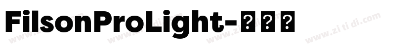 FilsonProLight字体转换