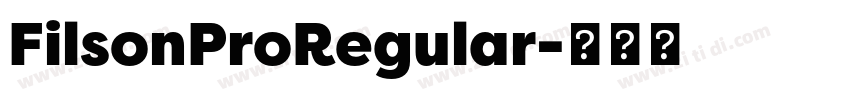 FilsonProRegular字体转换