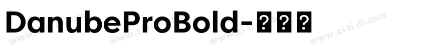 DanubeProBold字体转换