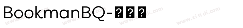 BookmanBQ字体转换