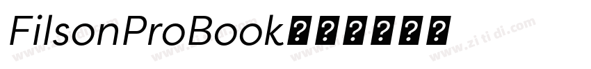 FilsonProBook字体字体转换