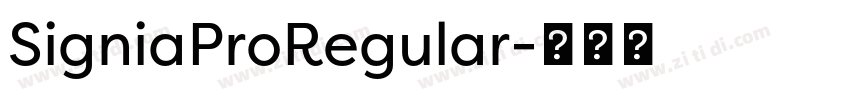 SigniaProRegular字体转换