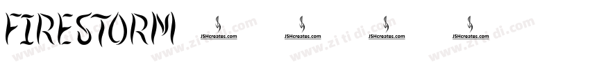 FIRESTORM字体转换