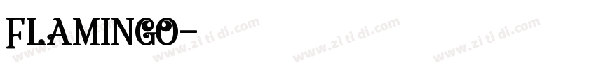 Flamingo字体转换