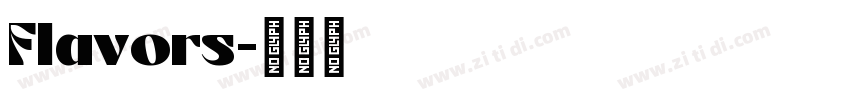 Flavors字体转换