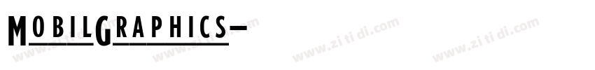 MobilGraphics字体转换