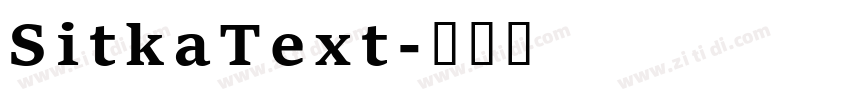 SitkaText字体转换 SitkaText字体转换