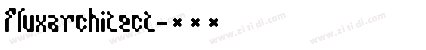 fluxarchitect字体转换
