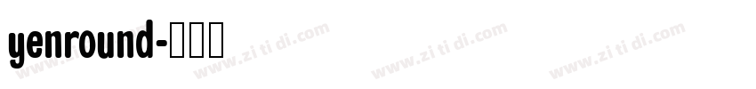 yenround字体转换